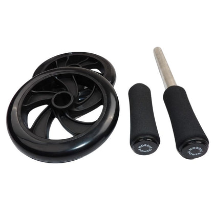 Mavehjul - Ab Wheel Sort PRO - NORDIC POWER