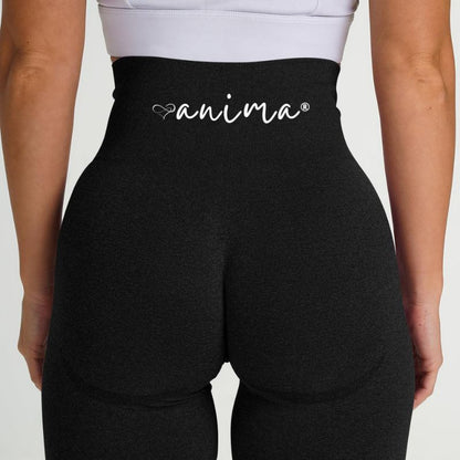 Tights Sorte Højtaljede X-Large - ANIMA