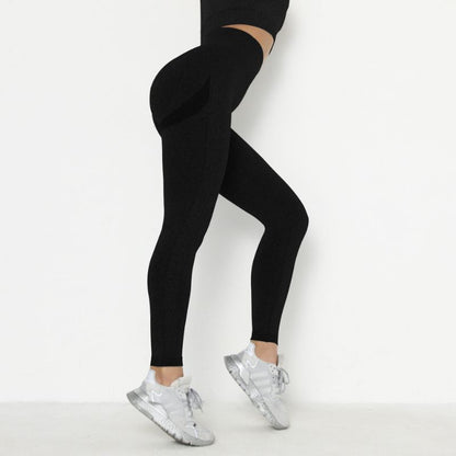 Tights Sorte Højtaljede Med Scrunch Butt Line Large - ANIMA