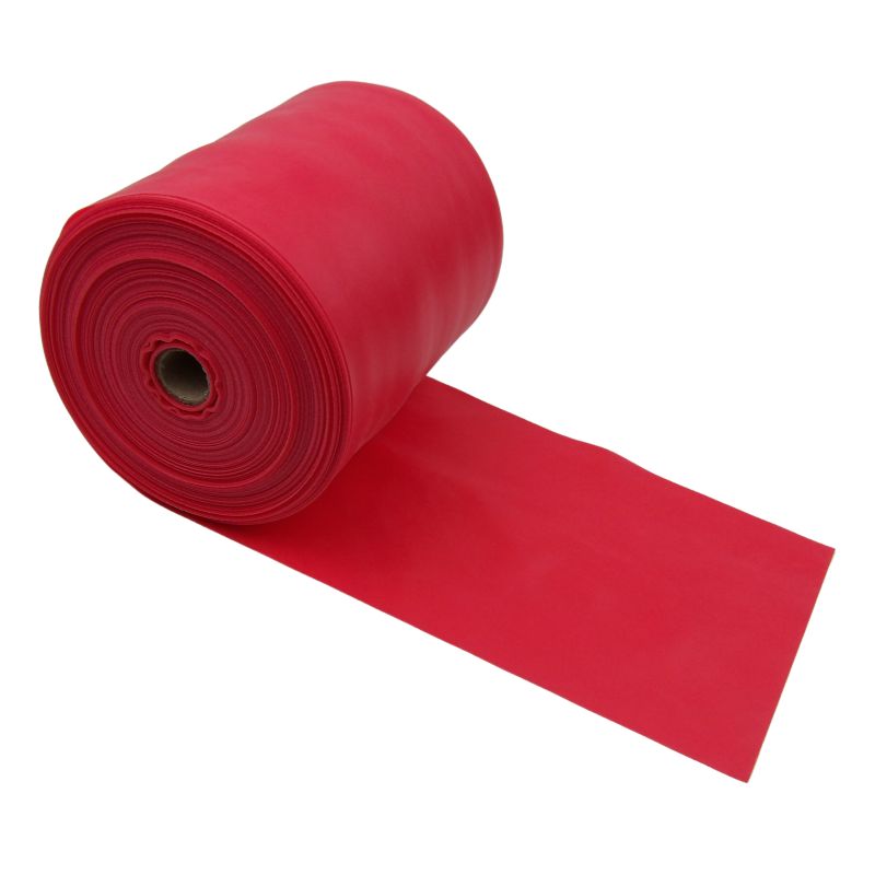 Træningselastik Rød Rulle Medium Styrke 30 Meter, Køb Billigst Her