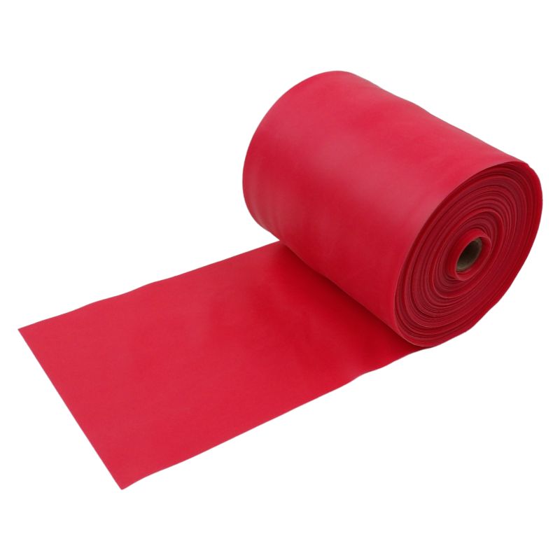 Træningselastik Rulle Rød, Medium Styrke 30 Meter, Køb Billigst Her