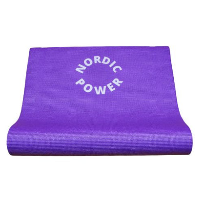Yogamåtte lilla 6 mm på tilbud. Altid prisgaranti fra NORDIC POWER