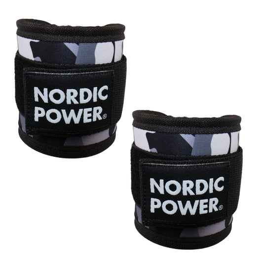 Ankelstopper i Camo, med solide metalringe - NORDIC POWER