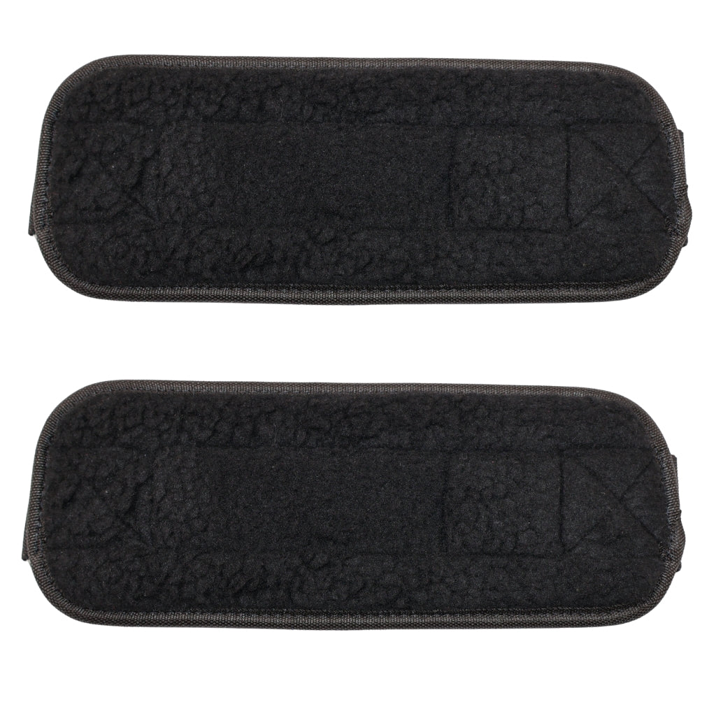 Ankelstopper sorte med fleece og solide metalringe - NORDIC POWER