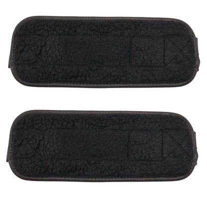 Ankelstopper sorte med fleece og solide metalringe - NORDIC POWER