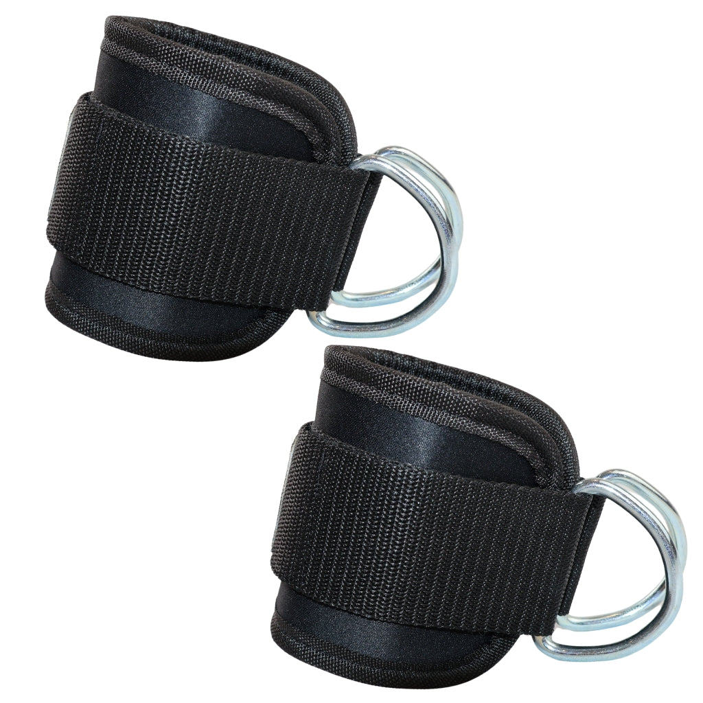 Ankelstopper sorte med solide metalringe - NORDIC POWER