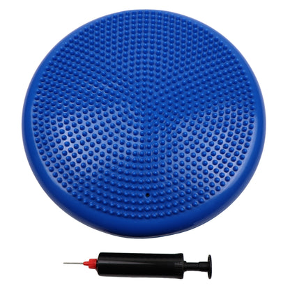 Balancepude - Massagepude Blå med pumpe - NORDIC POWER