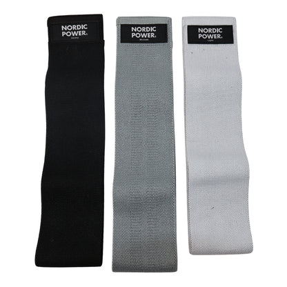 BOOTY BANDS 3 Pk. Grå, Mørke Grå, Sort - NORDIC POWER
