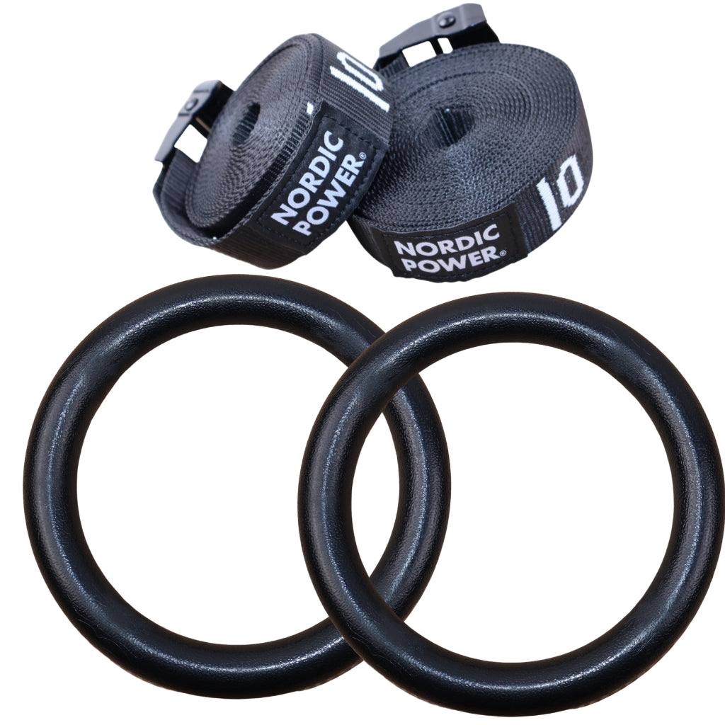 Gymnastikringe - Gymrings Sorte Fra NORDIC POWER - Se Alle Tilbud På Træningsudstyr Her - Maxis.dk