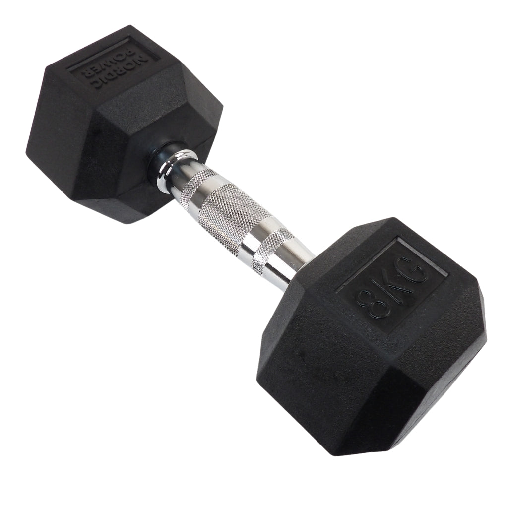 Hexagon Håndvægt 8 Kg - NORDIC POWER