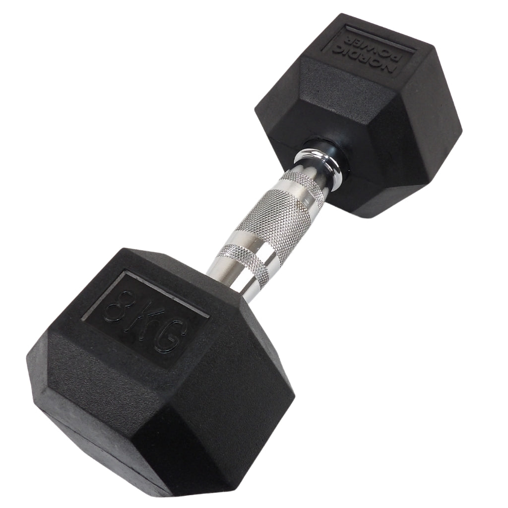 Hexagon Håndvægt 8 Kg - NORDIC POWER
