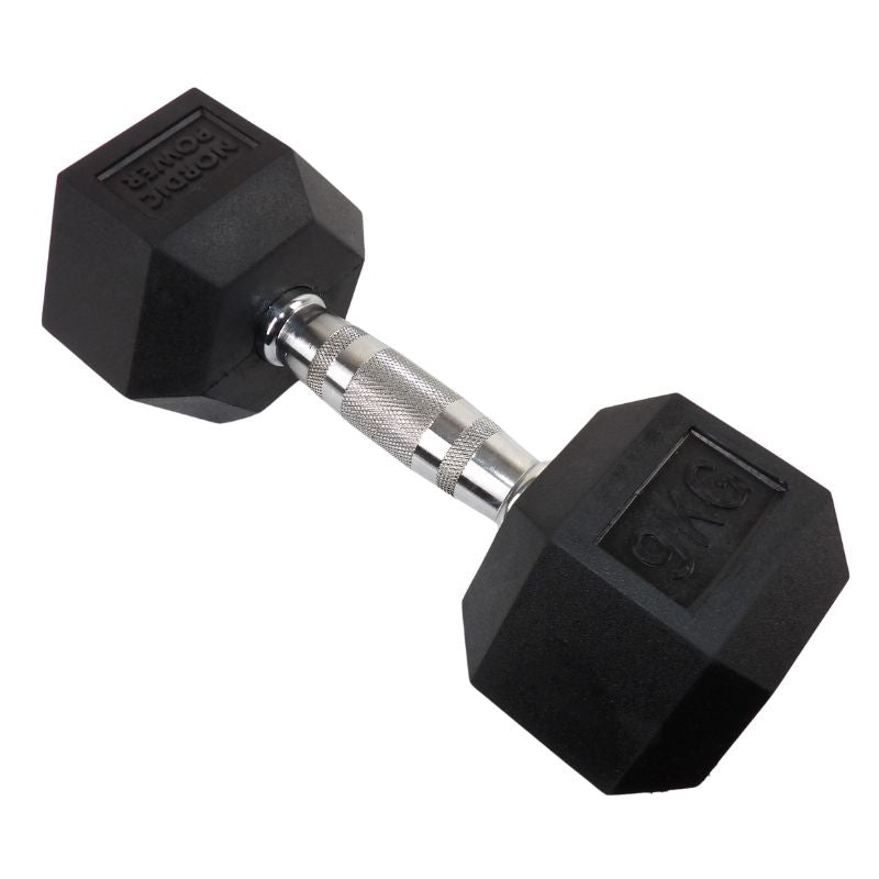 2 x 9 kg. Hexagon Håndvægte - NORDIC POWER - Tilbud