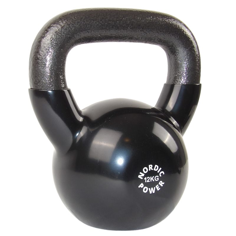 12 Kg, Kettlebell Sort, PRO Fra NORDIC POWER - Køb Billigst Her - Maxis.dk