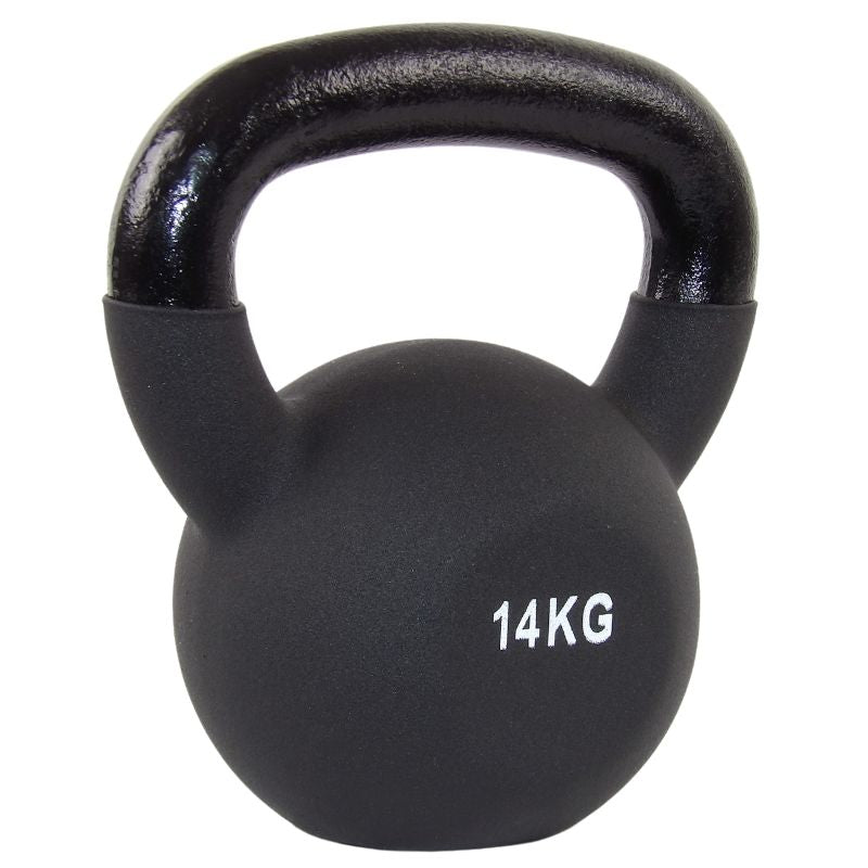 Køb 14kg. Kettlebell med sort neopren fra NORDIC POWER, Billigst her