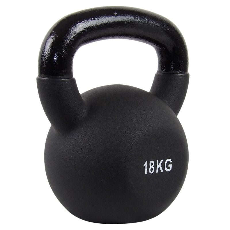 Kettlebell 18 Kg. Støbejern og Neopren - NORDIC POWER