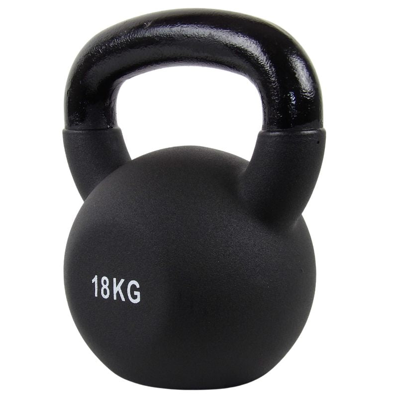 Kettlebell 18 Kg. Støbejern og Neopren - NORDIC POWER