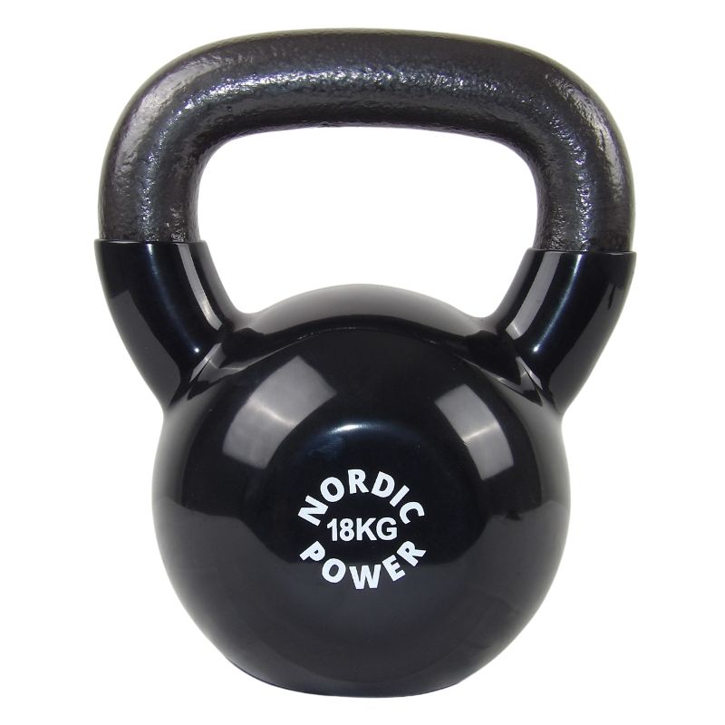 Tilbud på 18 kg. Sort Kettlebell fra NORDIC POER, Køb her - Maxis.dk