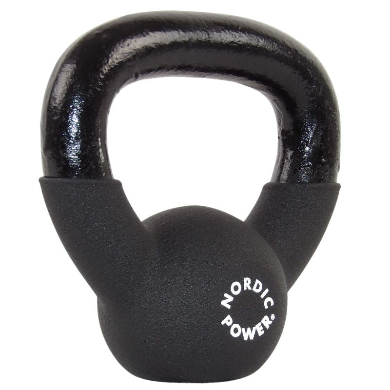 Kettlebell 2 Kg. Støbejern og Neopren - NORDIC POWER