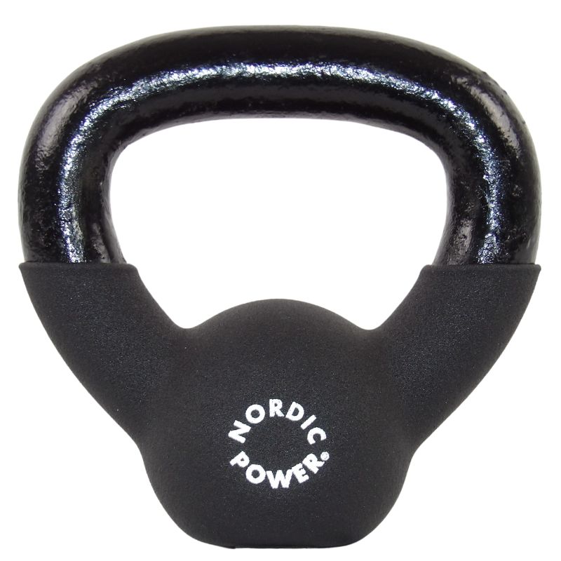 Kettlebell 2 Kg. Støbejern og Neopren - NORDIC POWER