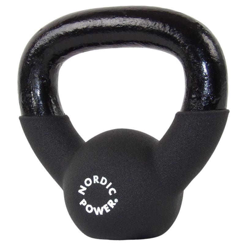 Kettlebell 2 Kg. Støbejern og Neopren - NORDIC POWER