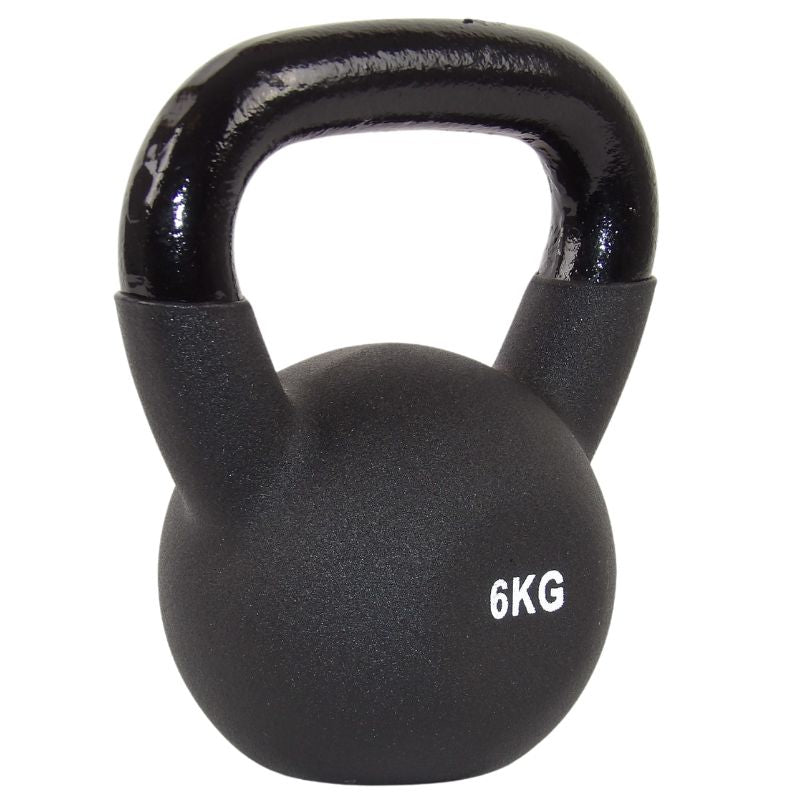 Kettlebell 6 Kg. Støbejern og Neopren - NORDIC POWER