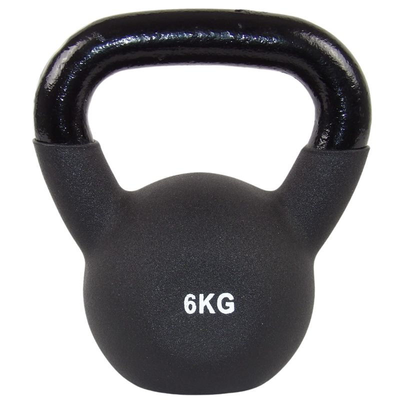 Kettlebell 6 Kg. Støbejern og Neopren - NORDIC POWER