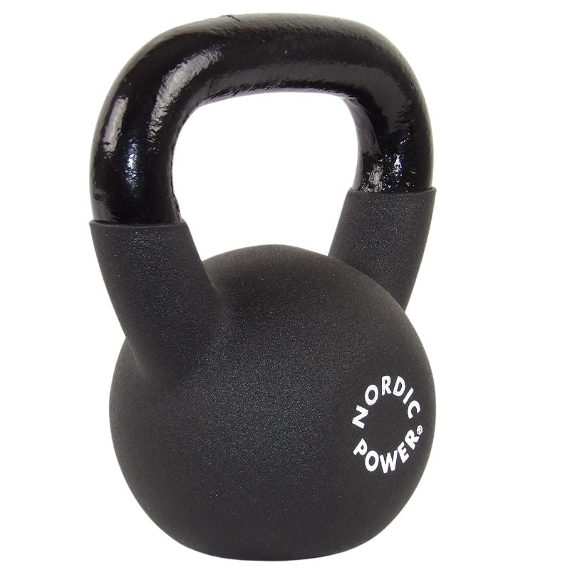 Kettlebell 6 Kg. Støbejern og Neopren - NORDIC POWER