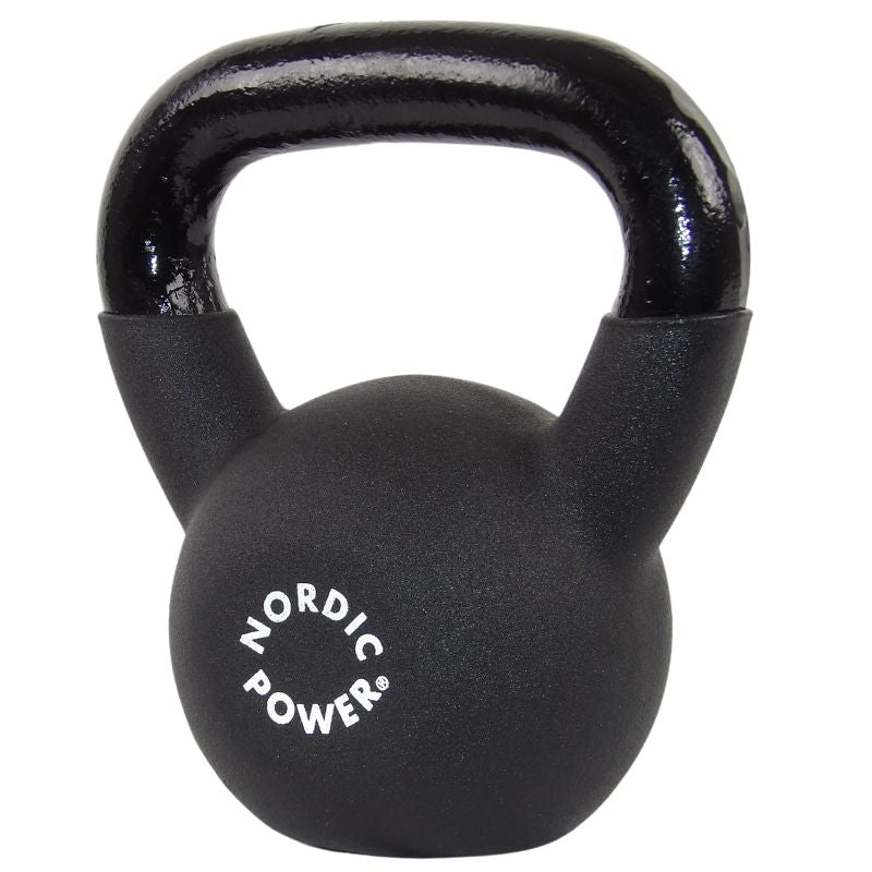 Kettlebell 6 Kg. Støbejern og Neopren - NORDIC POWER