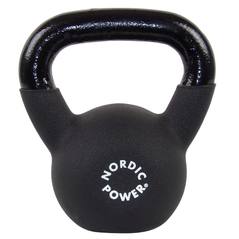 Kettlebell 6 Kg. Støbejern og Neopren - NORDIC POWER