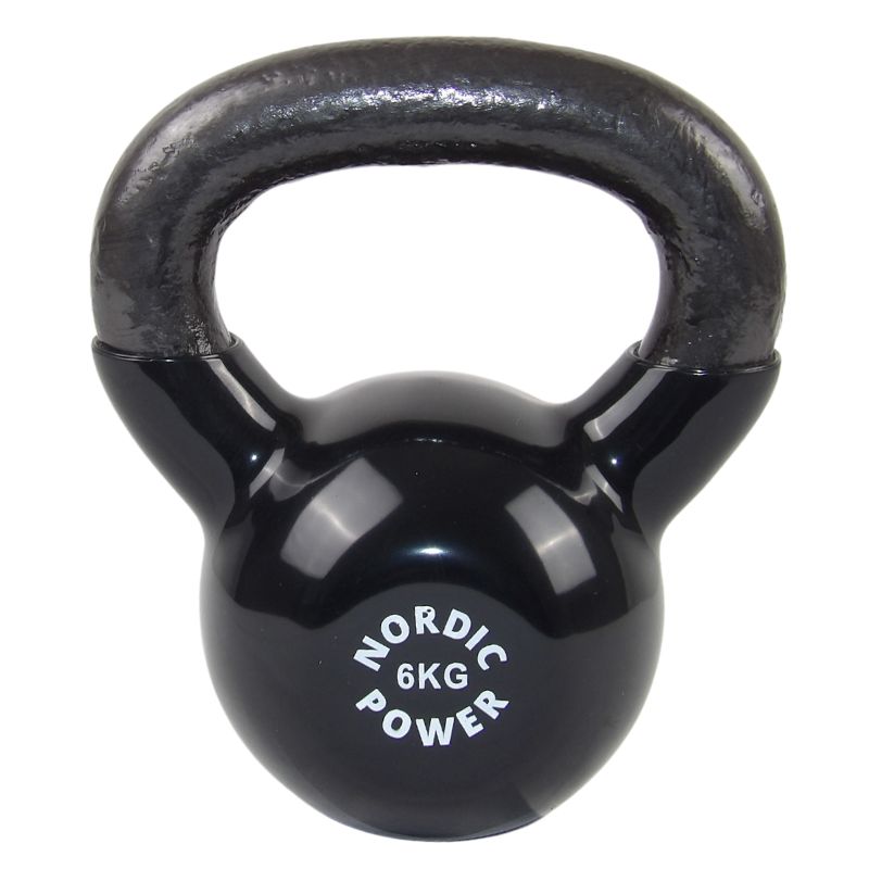 Kettlebell 6 kg, til dine træningsøvelser og hjemmetræning, se tilbud her