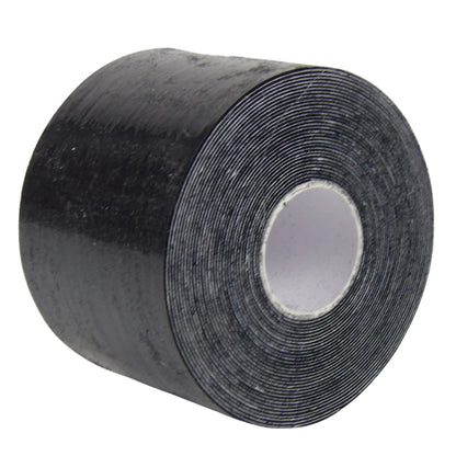 Sportstape Elastisk, 5 Cm x 5 Meter, Sort - 6 Ruller
