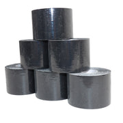Sportstape Elastisk, 5 Cm x 5 Meter, Sort - 6 Ruller