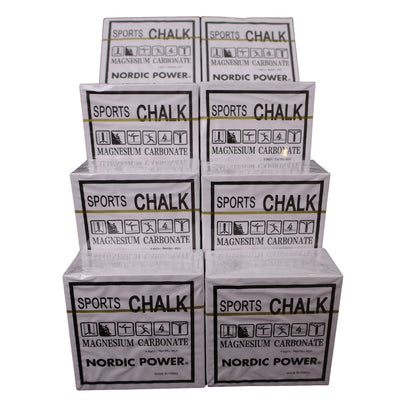 Kalk Magnesium - 8 Blokke - 575 Gram - NORDIC POWER - Hvid Box