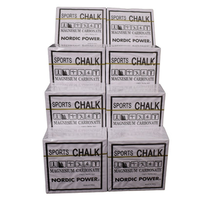 Kalk Magnesium - 8 Blokke - 575 Gram - NORDIC POWER - Hvid Box