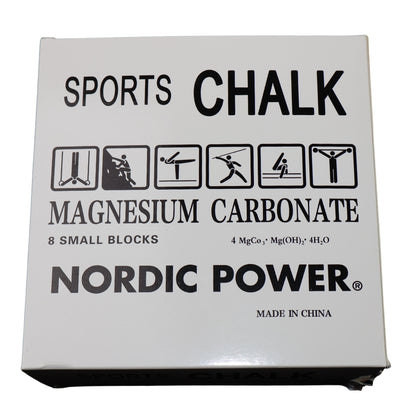Kalk Magnesium - 8 Blokke - 575 Gram - NORDIC POWER - Hvid Box