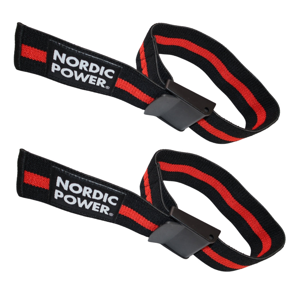 Okklusionsbånd Arme, Sorte / Røde - NORDIC POWER