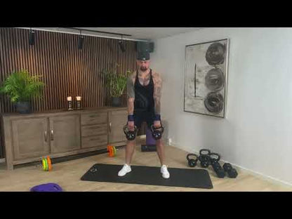 Kettlebell 16 Kg. Støbejern og Neopren - NORDIC POWER