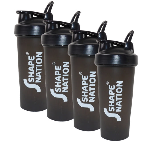 4 Stk. Protein Shaker 600 ml - SHAPE NATION
