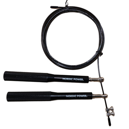 Speedrope Pro Sort Aluminium Greb - NORDIC POWER