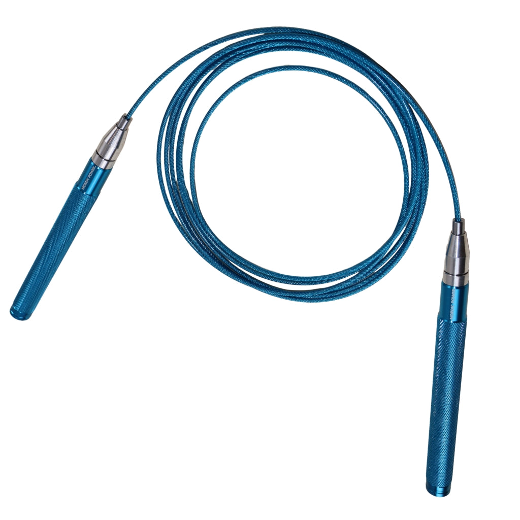 Speedrope - Sjippetov Blåt alu greb, smart justering - NORDIC POWER