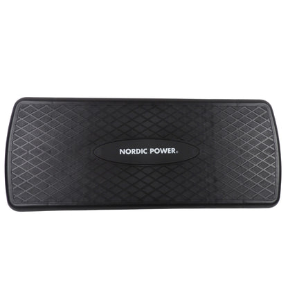 Stepbænk Justerbar 68 cm, Sort - NORDIC POWER