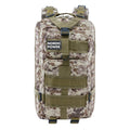 Tactical Gym Backpack 25 Liter, Desert Digital - NORDIC POWER