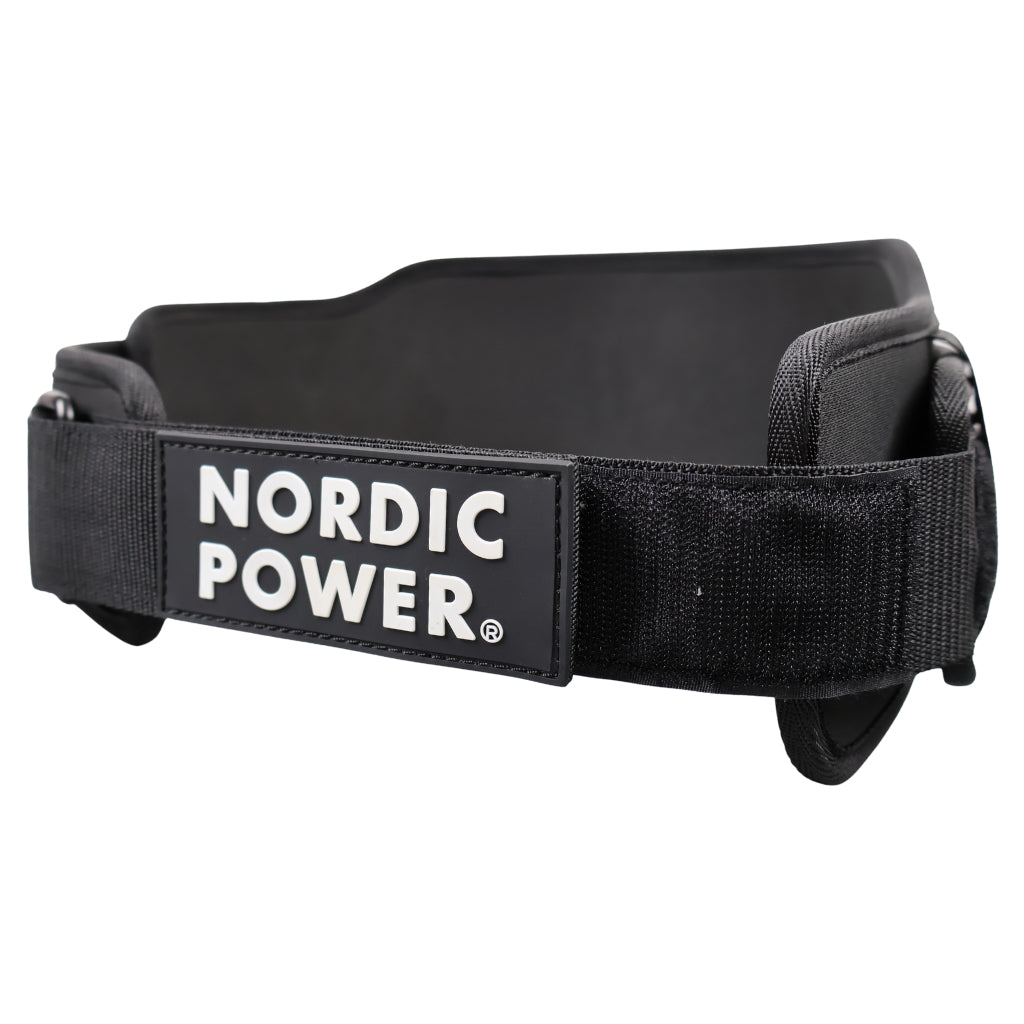 Træningsbælte super let, Small, Sort - NORDIC POWER