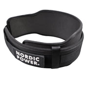 Træningsbælte super let, Medium, Sort - NORDIC POWER