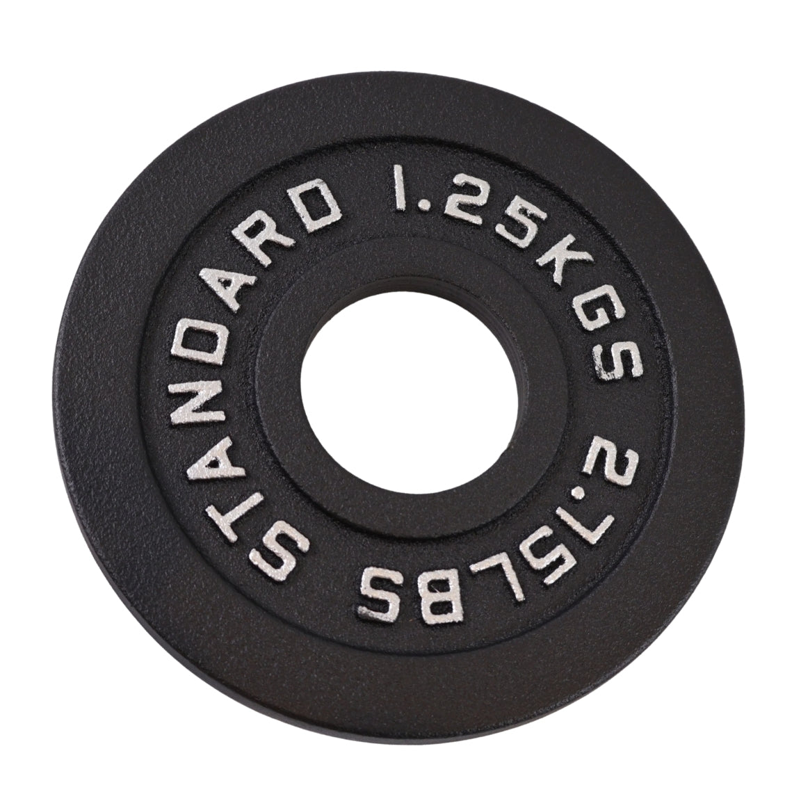 2 x Vægtskive 1,25 kg sort støbejern Ø50 - NORDIC POWER