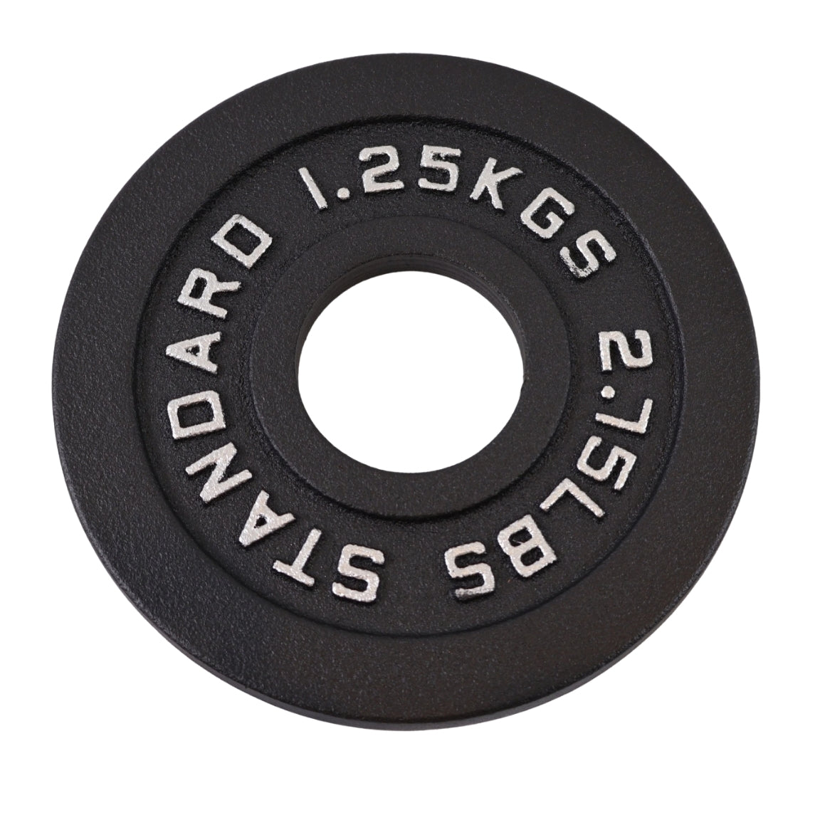 2 x Vægtskive 1,25 kg sort støbejern Ø50 - NORDIC POWER