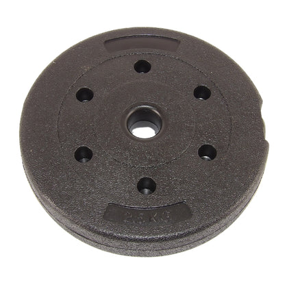 Vægtskiver 2,5 kg. I sæt, Ø25 mm. (2 stk) - Outlet