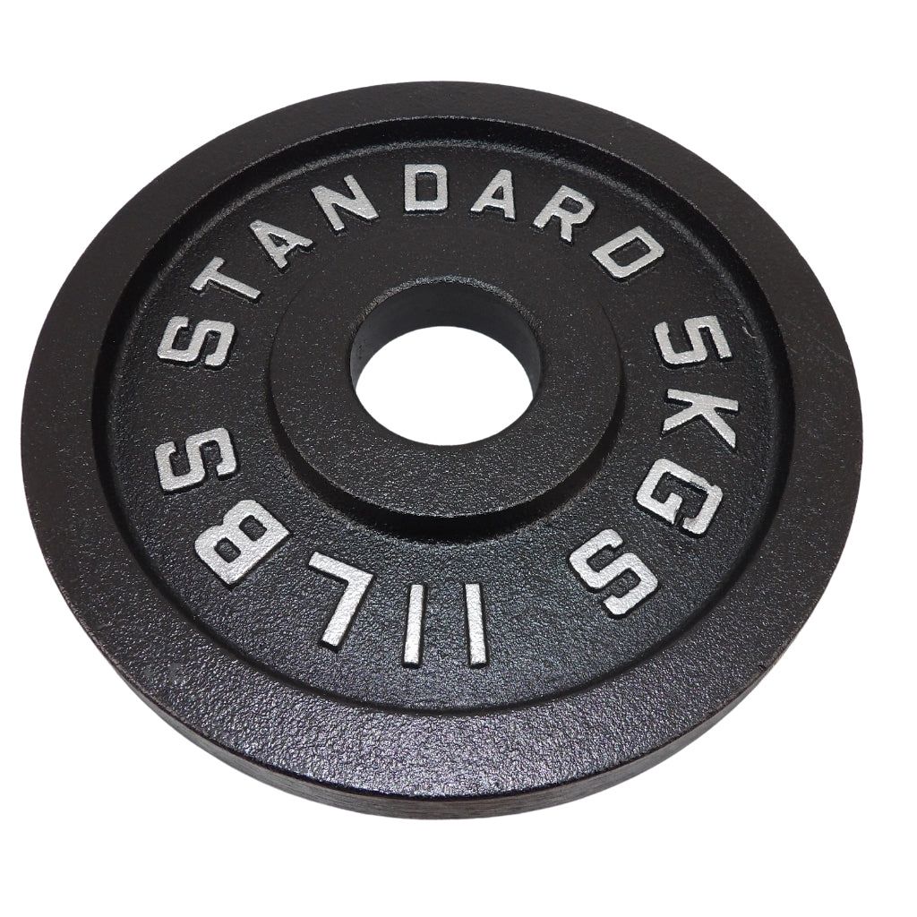 Vægtskive 5 Kg. Sort Metal 1 Stk. Ø50 mm  - NORDIC POWER