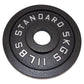 Vægtskive 5 Kg. Sort Metal, Ø50 mm  - NORDIC POWER