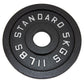 Vægtskive 5 Kg. Sort Metal, Ø50 mm  - NORDIC POWER